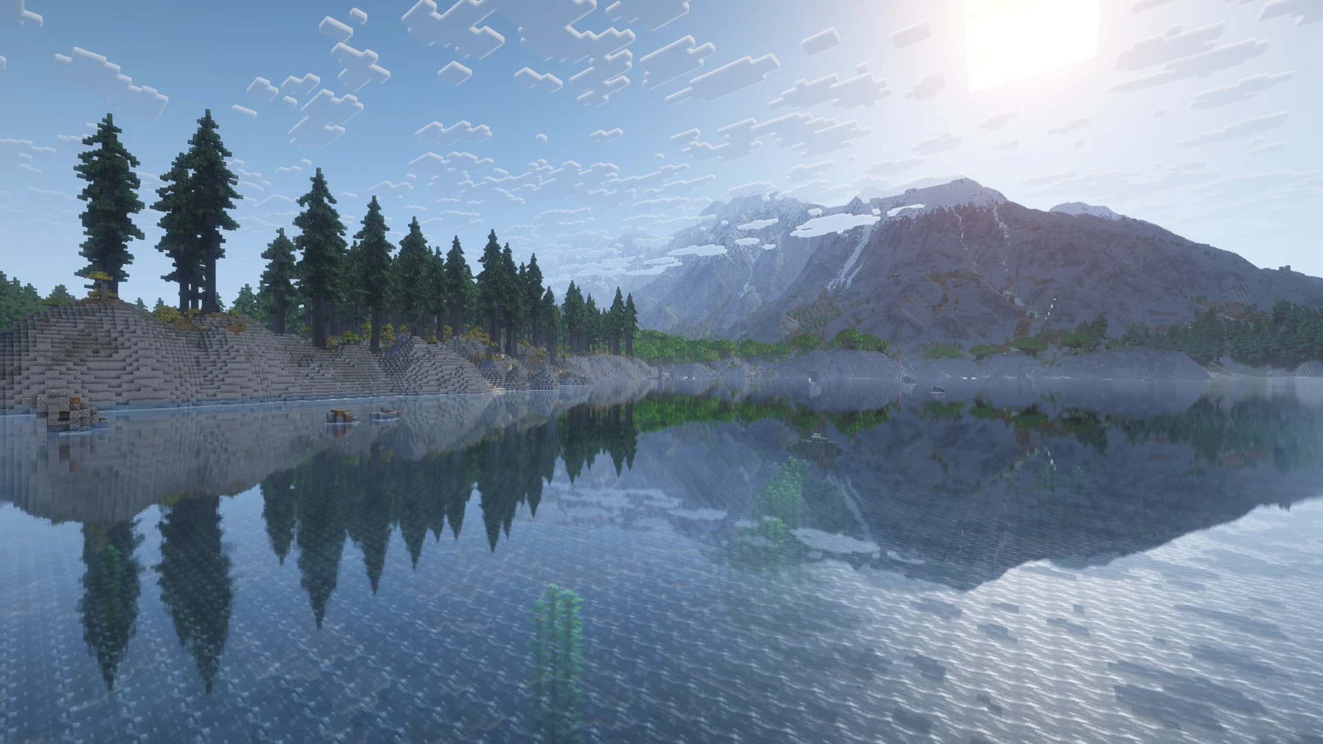 Minecraft landscape