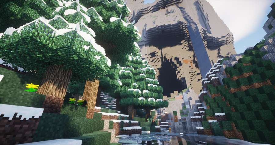 Minecraft landscape