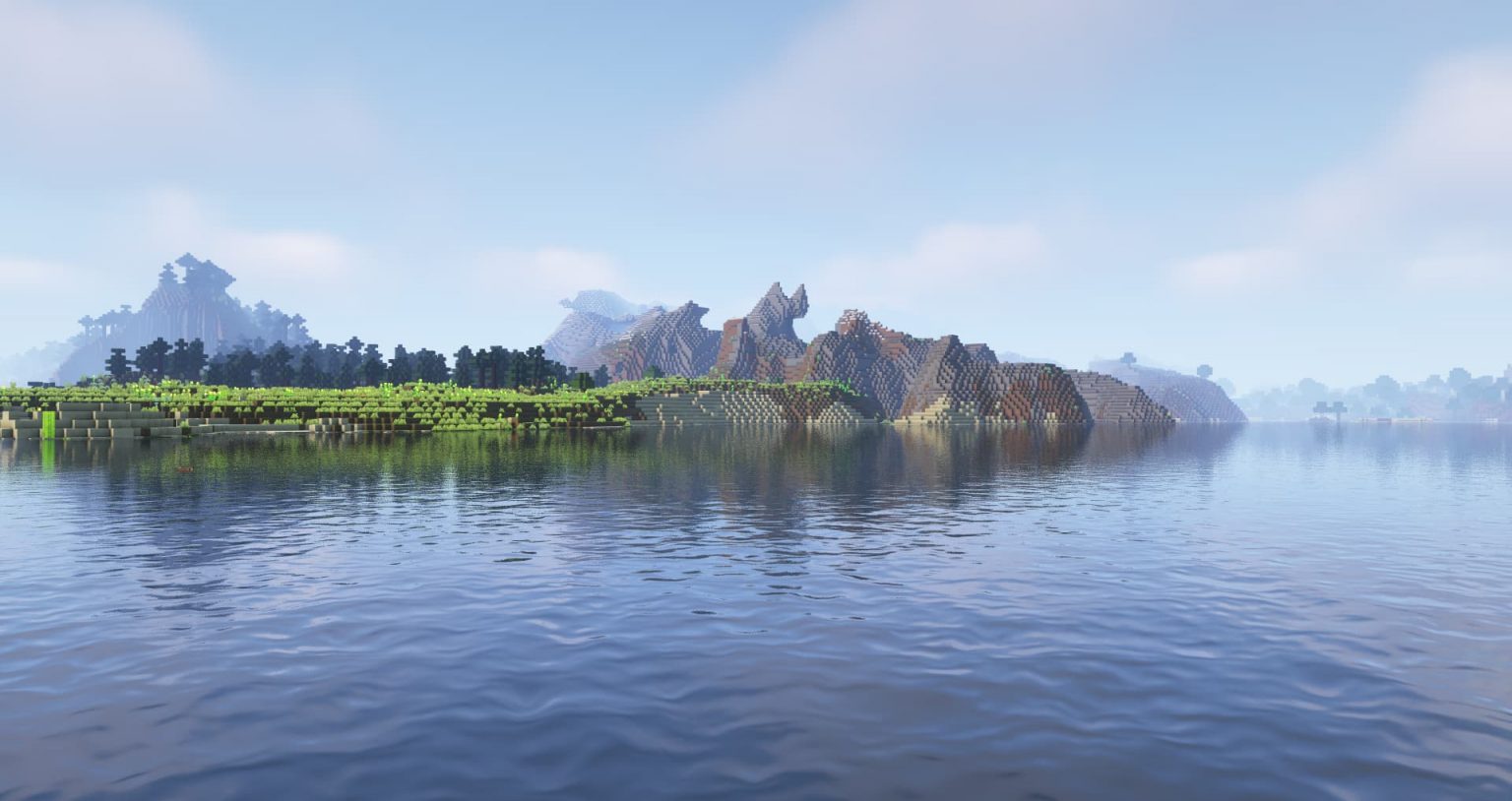 Minecraft landscape